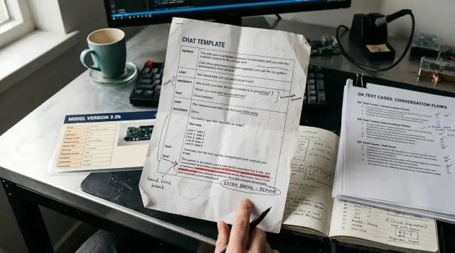 Chat template модели нужно версионировать вместе с весами
