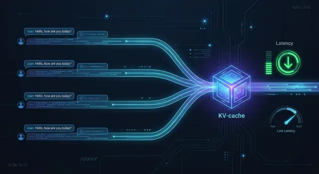 Повторное использование KV-cache в длинных диалогах