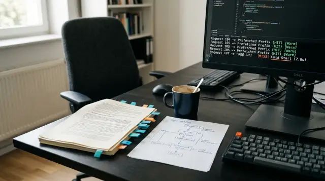 Роутинг с учетом prefix cache в LLM-кластере