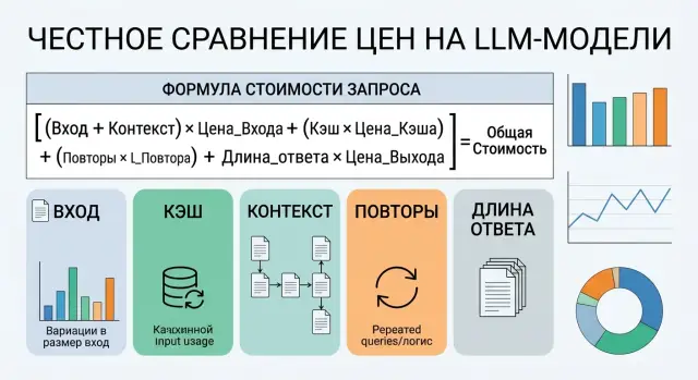 Как сравнивать цены на LLM-модели без ошибки в расчетах