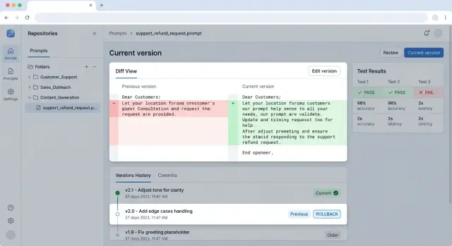 Версионирование промптов для релизов без сюрпризов