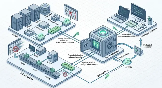 Где хранить API-ключи для LLM и как их ротировать