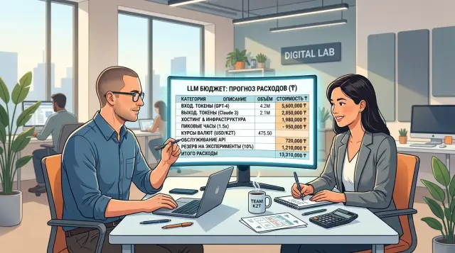 Стоимость LLM в тенге: как собрать годовой бюджет