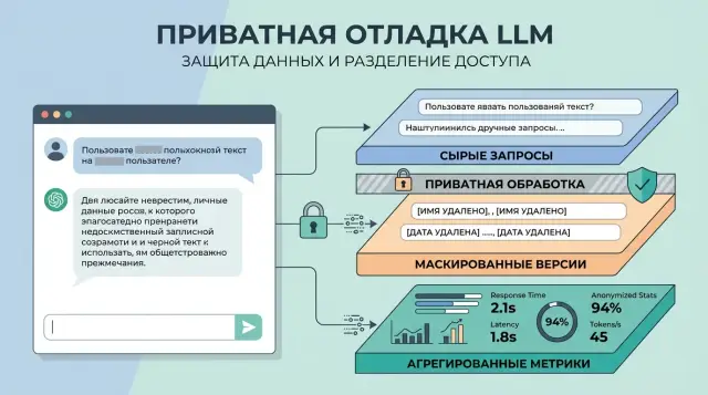 Что хранить для отладки промптов без риска для приватности
